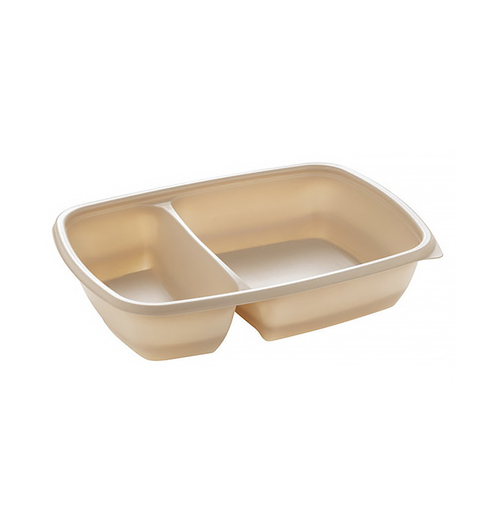 Envase de Plástico PP 2C Crema 900ml 23x16,5x5cm (75 Uds)