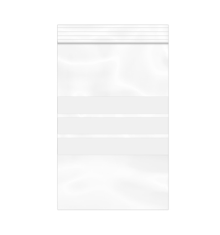 Bolsas ZIP Autocierre y Bandas 12x18cm G160 (100 Uds)