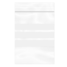 Bolsas ZIP Cierre a Presion y Banda Escritura 6x8cm G200 (100 Uds)