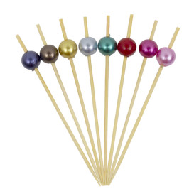 Pinchos de Bambú Perla Surtido 9cm (1.200 Uds)