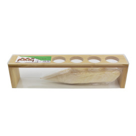 Soporte de Bambú para Conos 33,5x6x8cm (1 Ud)
