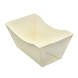 Barqueta de Madera 320ml 13,3x7,5cm (12 Uds)