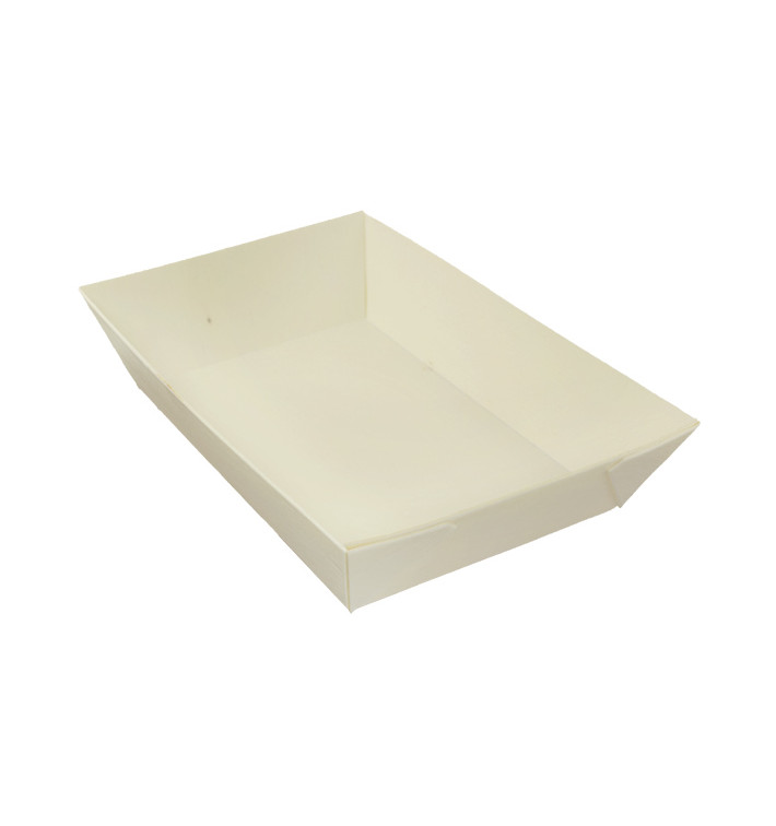 Barqueta de Madera 500ml 20,5x12,5cm (12 Uds)