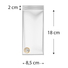 Bolsas ZIP con Cierre a Presion 8,5x18cm G200 (1000 Uds)