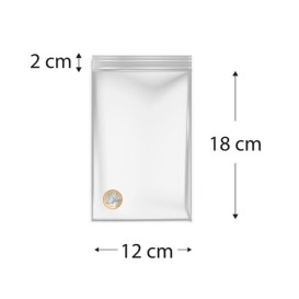 Bolsas ZIP con Cierre a Presion 12x18cm G200 (100 Uds)
