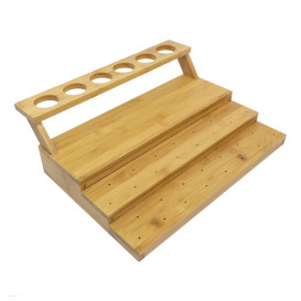 Soporte de Bambú para Pinchos y Conos 29x35,5x11,5cm (1 Ud)