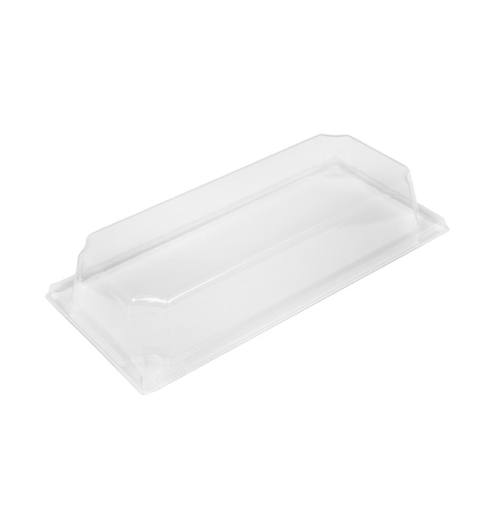 Tapa de Plástico PET para Envase 410ml 19,6x8,6cm (144 Uds)