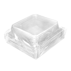 Tapa de Plástico PET para Envase 480ml 14x12,5cm (12 Uds)