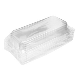 Tapa de Plástico PET para Envase 410ml 19,6x8,6cm (144 Uds)