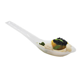 Cuchara Degustación PP Transparente 12,4cm (25 Uds)