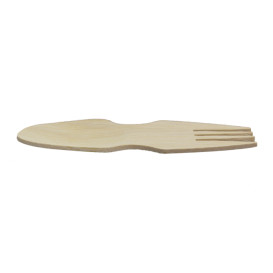 Tenedor Spork Bambú Degustación 9cm (20 Uds)