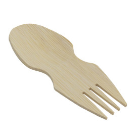 Tenedor Spork Bambú Degustación 9cm (20 Uds)