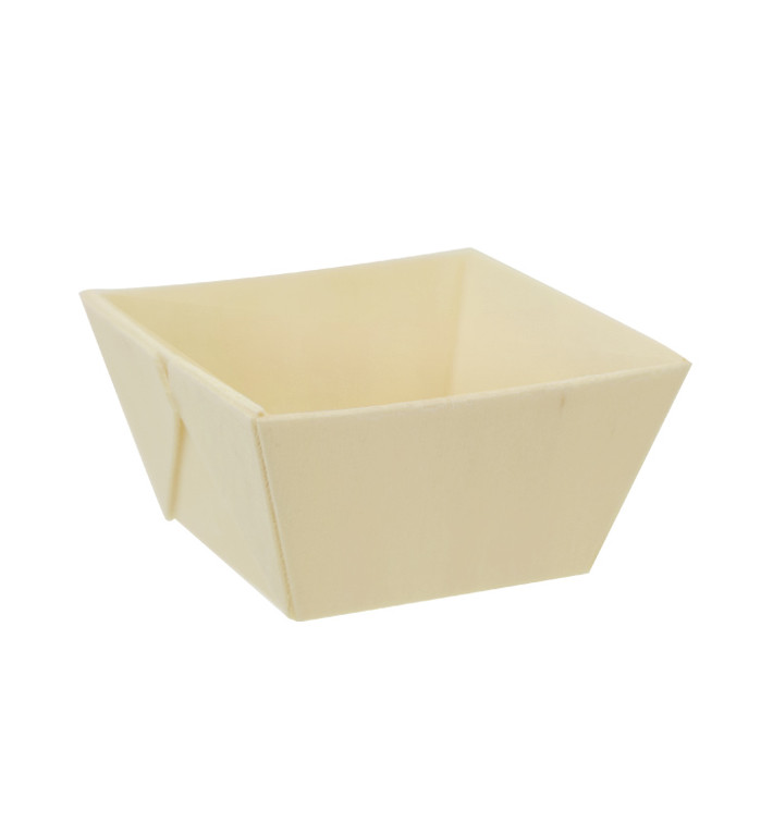 Vaso Degustación Rombo Madera 65ml (24 Uds)