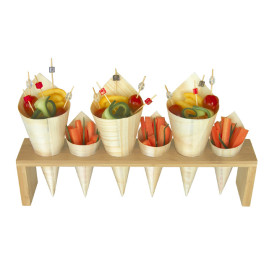 Soporte de Bambú para Conos 33,5x6x8cm (1 Ud)