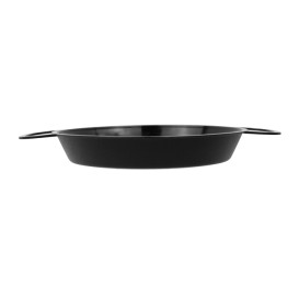 Paella PP Negra 300ml (10 Uds)