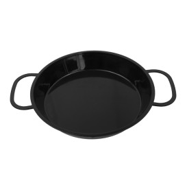 Paella PP Negra 300ml (10 Uds)