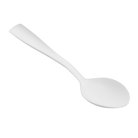 Cucharilla Reutilizable CPLA Blanco 10cm (50 Uds)