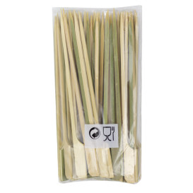 Pinchos de Bambú Decorados “Golf” 15cm (50 Uds)
