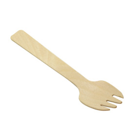 Cubierto de Madera “Spork” 10,5cm (1.200 Uds)