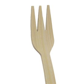Tenedor de Bambú 9cm (50 Uds)