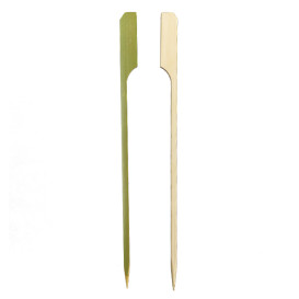 Pinchos de Bambú "Golf" Verde Natural 15cm (250 Uds)