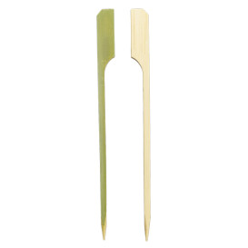 Pinchos de Bambú "Golf" Verde Natural 12cm (250 Uds)