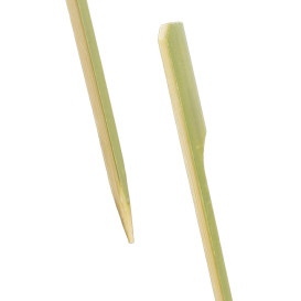 Pinchos de Bambú "Golf" Verde Natural 12cm (2.500 Uds)