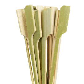 Pinchos de Bambú "Golf" Verde Natural 12cm (2.500 Uds)