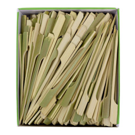 Pinchos de Bambú "Golf" Verde Natural 12cm (2.500 Uds)
