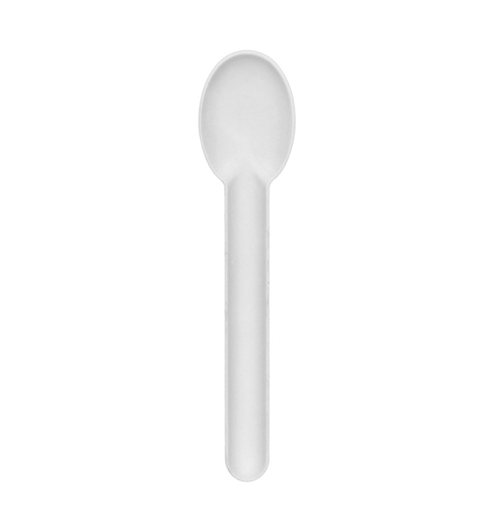Cuchara de Caña de Azúcar Blanco 16cm (1.000 Uds)