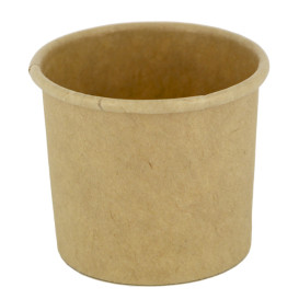 Tarrina Cartón Kraft para Salsas 30ml Ø4,3cm (50 Uds)