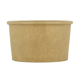 Tarrina Cartón Kraft para Salsas 50ml Ø6,3cm (1.000 Uds)