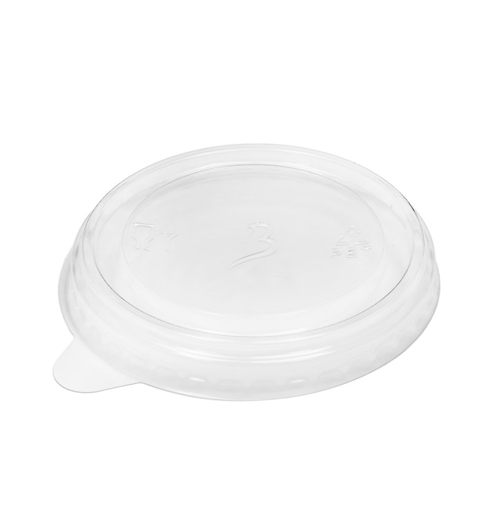 Tapa PET Transparente para Tarrina Salsas 75 y 100ml Ø7,3cm (50 Uds)