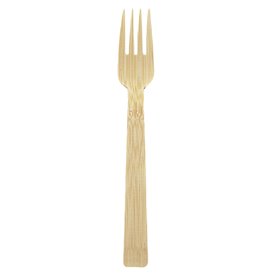 Tenedor de Bambú 17cm (50 Uds)