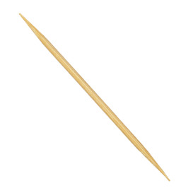 Palillos de Madera Redondo 2 Puntas 65mm (1 Ud)