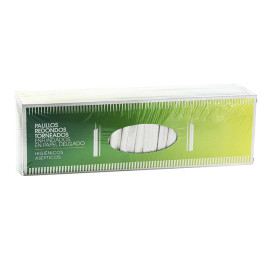 Palillos de Madera Torneado Enfundado Papel 65mm (5 Uds)