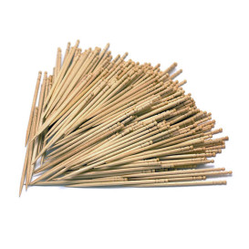 Palillos de Madera Torneado Enfundado Papel 65mm (5 Uds)