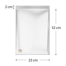 Bolsas ZIP con Cierre a Presion 23x32cm G200 (100 Uds)