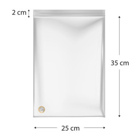 Bolsas ZIP con Cierre a Presion 25x35cm G200 (100 Uds)