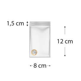 Bolsas ZIP con Cierre a Presion 8x12cm G300 (100 Uds)