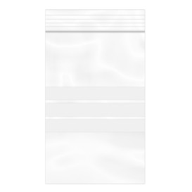 Bolsas ZIP Cierre a Presion y Banda Escritura 8x12cm G200 (1000 Uds)