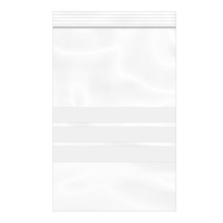 Bolsas ZIP Cierre a Presion y Banda Escritura 12x18cm G200 (1000 Uds)