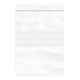 Bolsas ZIP Cierre a Presion y Banda Escritura 16x22cm G200 (100 Uds)