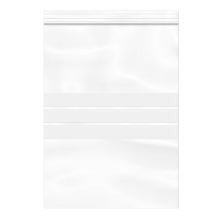 Bolsas ZIP Cierre a Presion y Banda Escritura 25x35cm G200 (1000 Uds)
