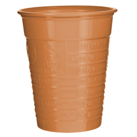 Vaso de Plástico PS Naranja 200ml Ø7cm (1.500 Uds)