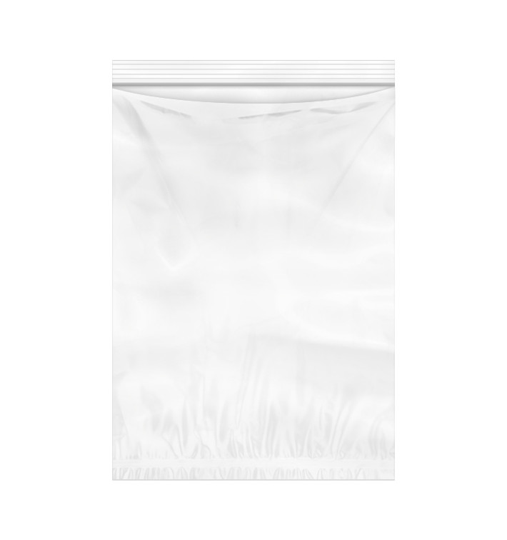 Bolsas de Polietileno Autocierre y Bolsillo 23x32+26cm G200 (1000 Uds)