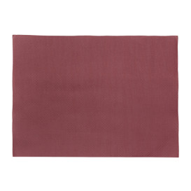 Mantel Individual de Papel Burdeos 30x40cm 40g/m² (1.000 Uds)