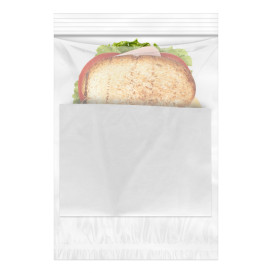 Bolsas de Polietileno Autocierre y Bolsillo 23x32+26cm G200 (1000 Uds)