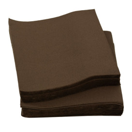 Servilleta Papel Marrón 2C Punta-Punta 33x33cm (50 Uds)