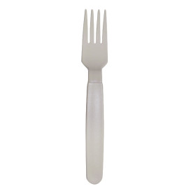 Tenedor Reutilizable Durable PP Gris 18,5cm (6 Uds)